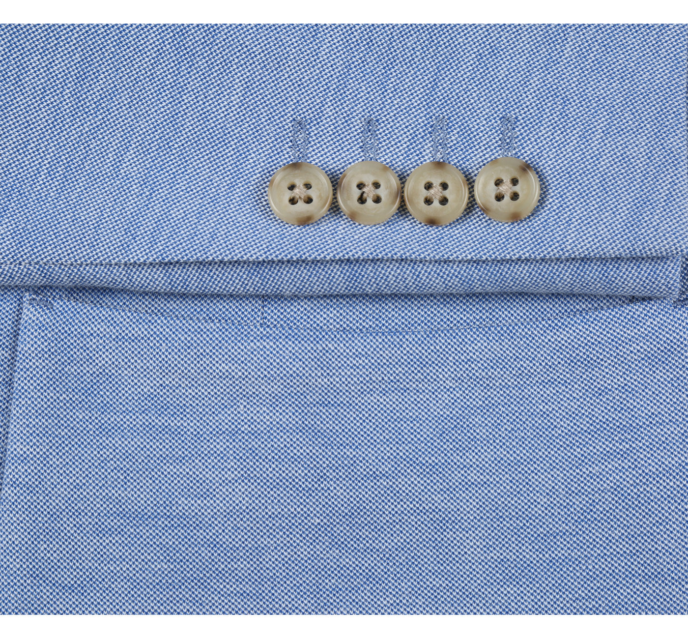 PS22-4 Men's Half Canvas Light Blue Solid Blazer