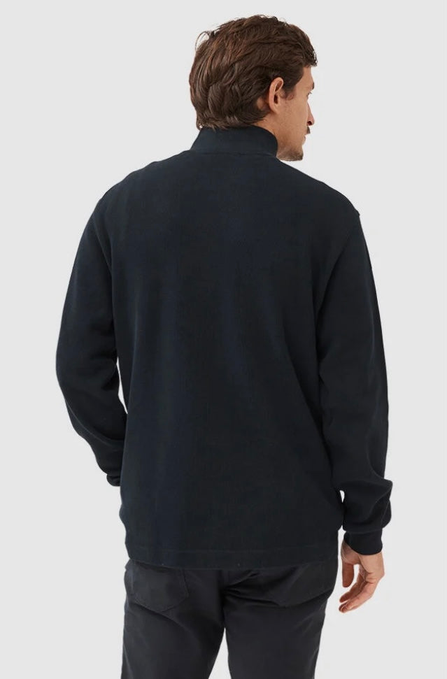 Rodd and Gunn Alton Ave 1/4 Zip Sweatshirt in Eclipse
