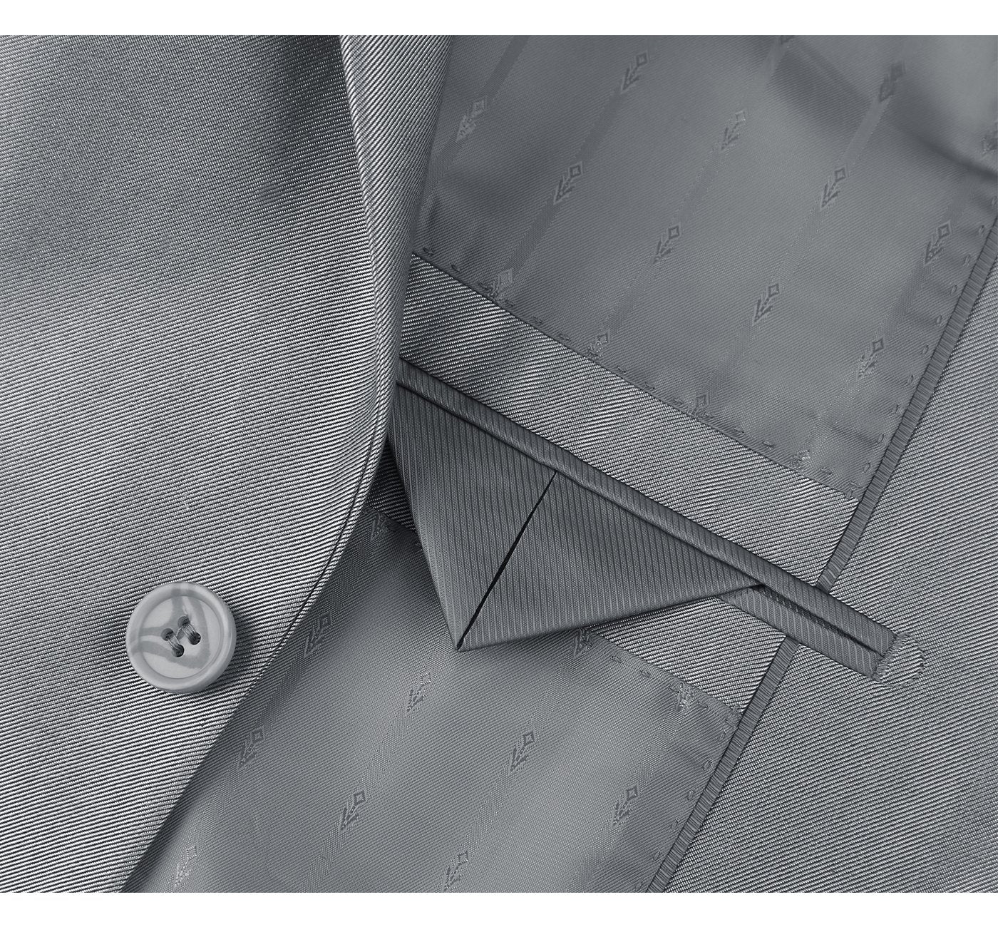 207-2 Men's Sharkskin Italian Styled Two Piece Suit