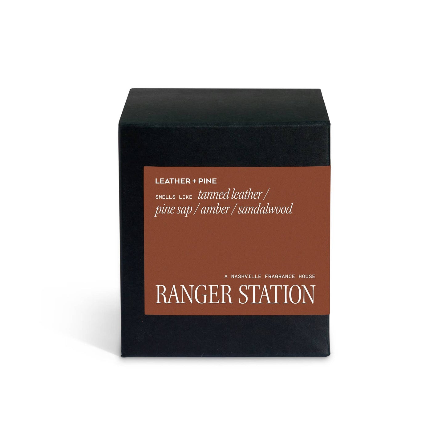 Ranger Station Leather + Pine Candle