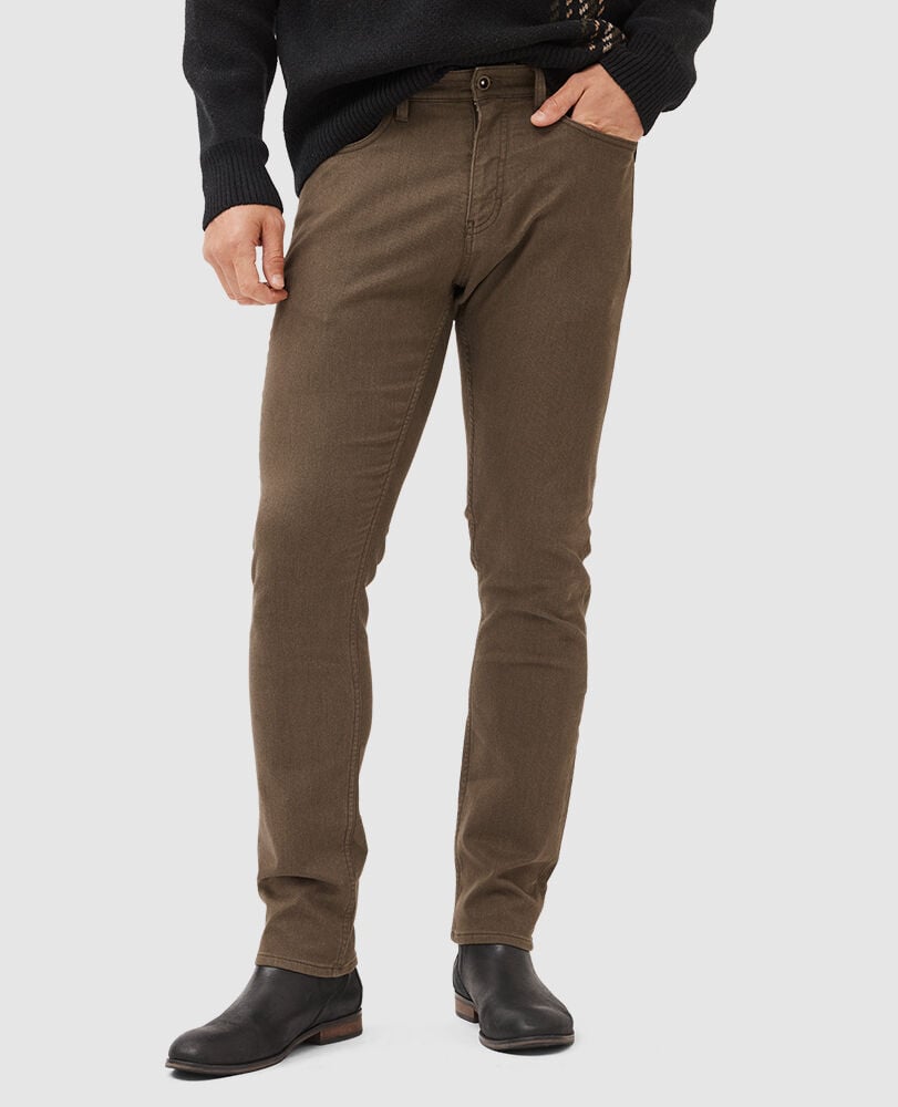 Rodd and Gunn Motion Melange Straight Fit Jean in Nutmeg
