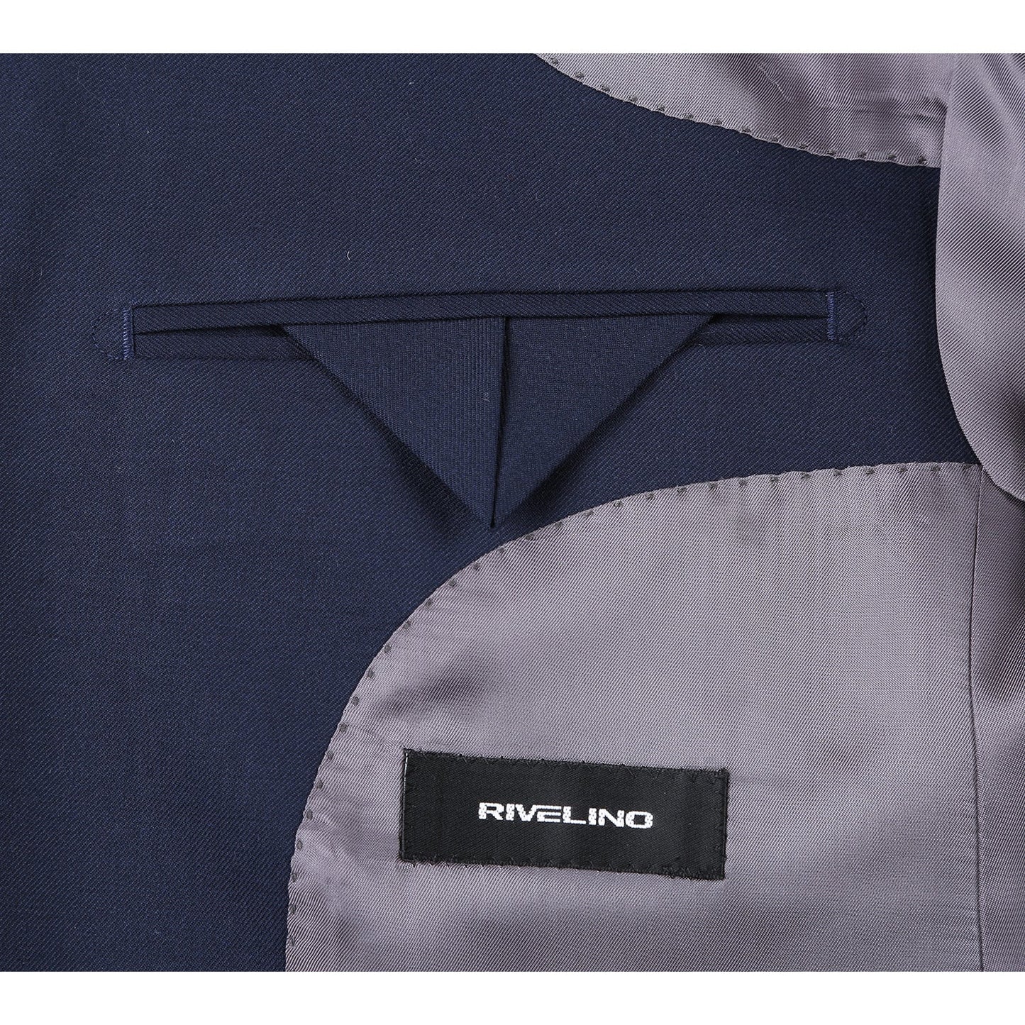 RHC100-2 Men's Navy Half-Canvas Suit
