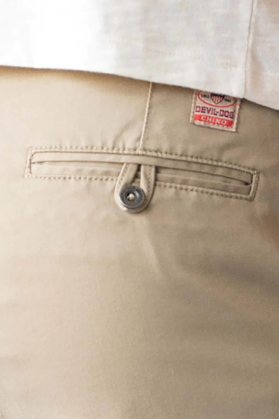 Devil Dog Chino Short 9" - Rugged Tan on clearance