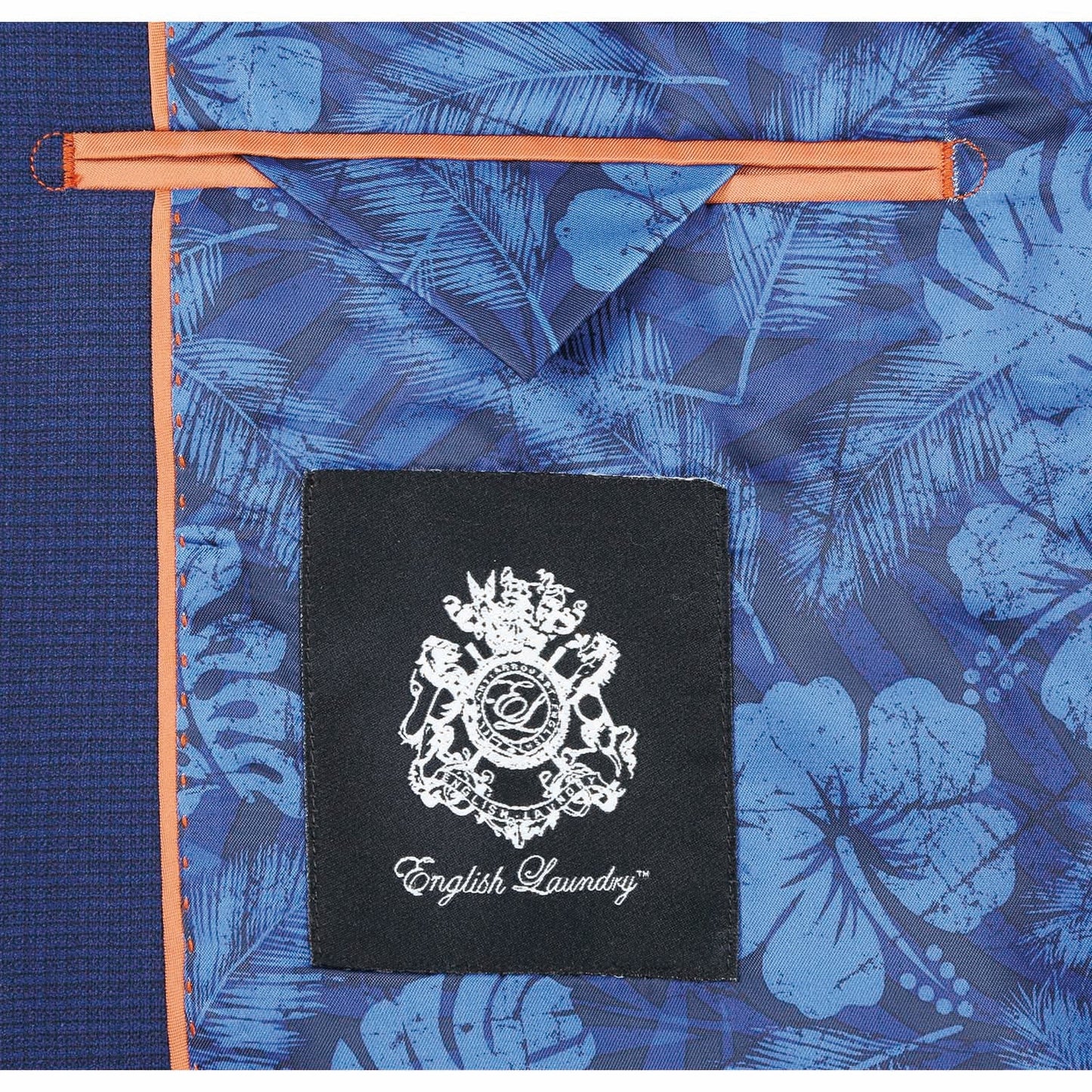 English Laundry EL82-22-411 Blue Wool Suit