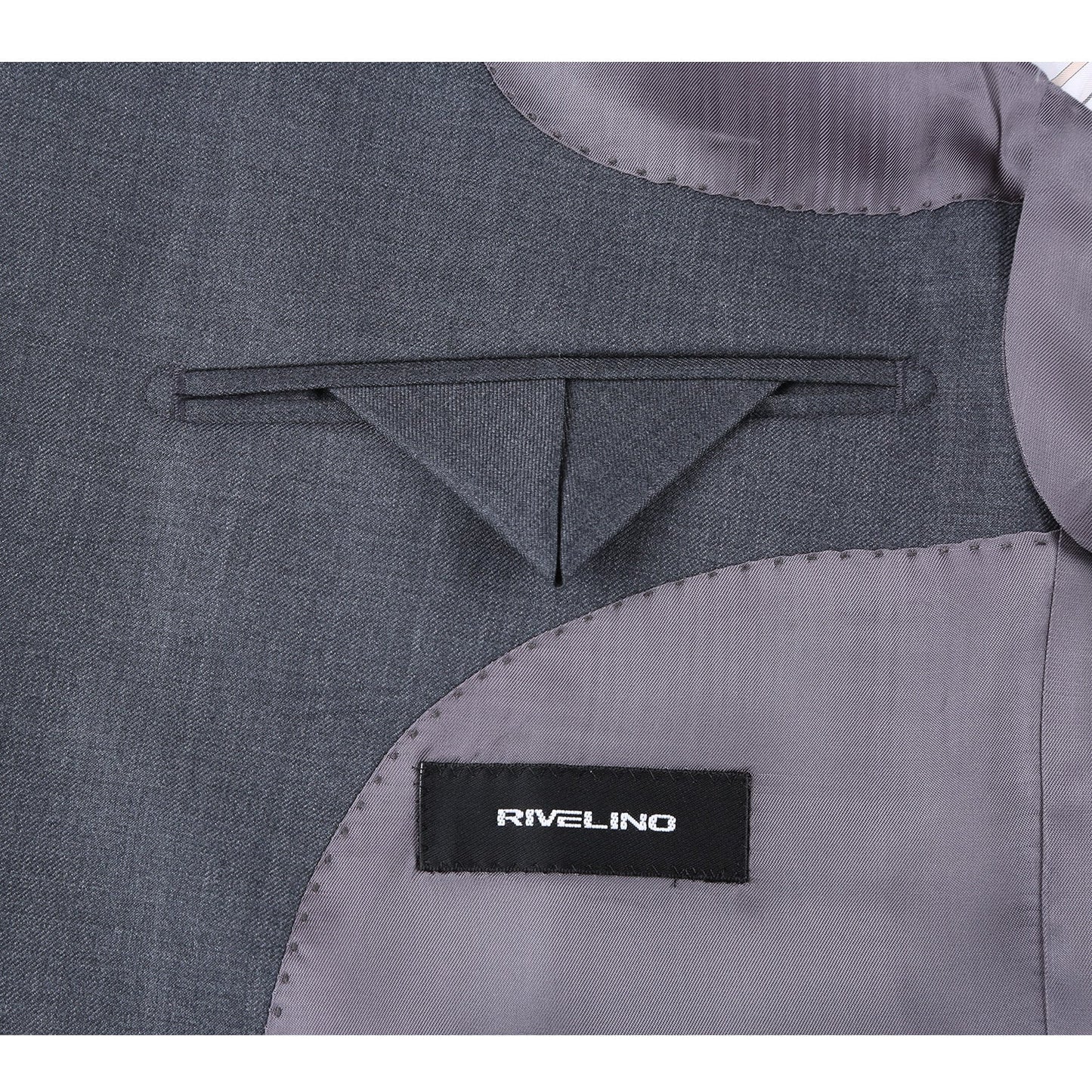 RHC100-4 Men's Gray Half-Canvas Suit