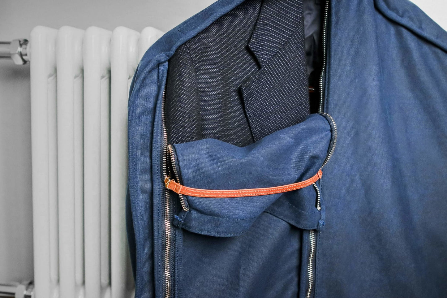 Arterton Luxury Garment Bag-Navy