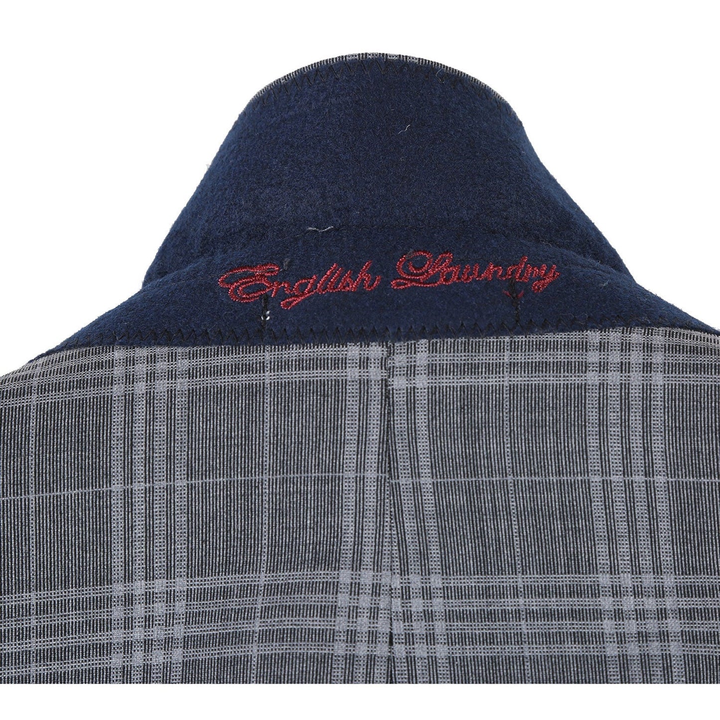 English Laundry EL72-58-093 Gray Check Peak Wool Suit