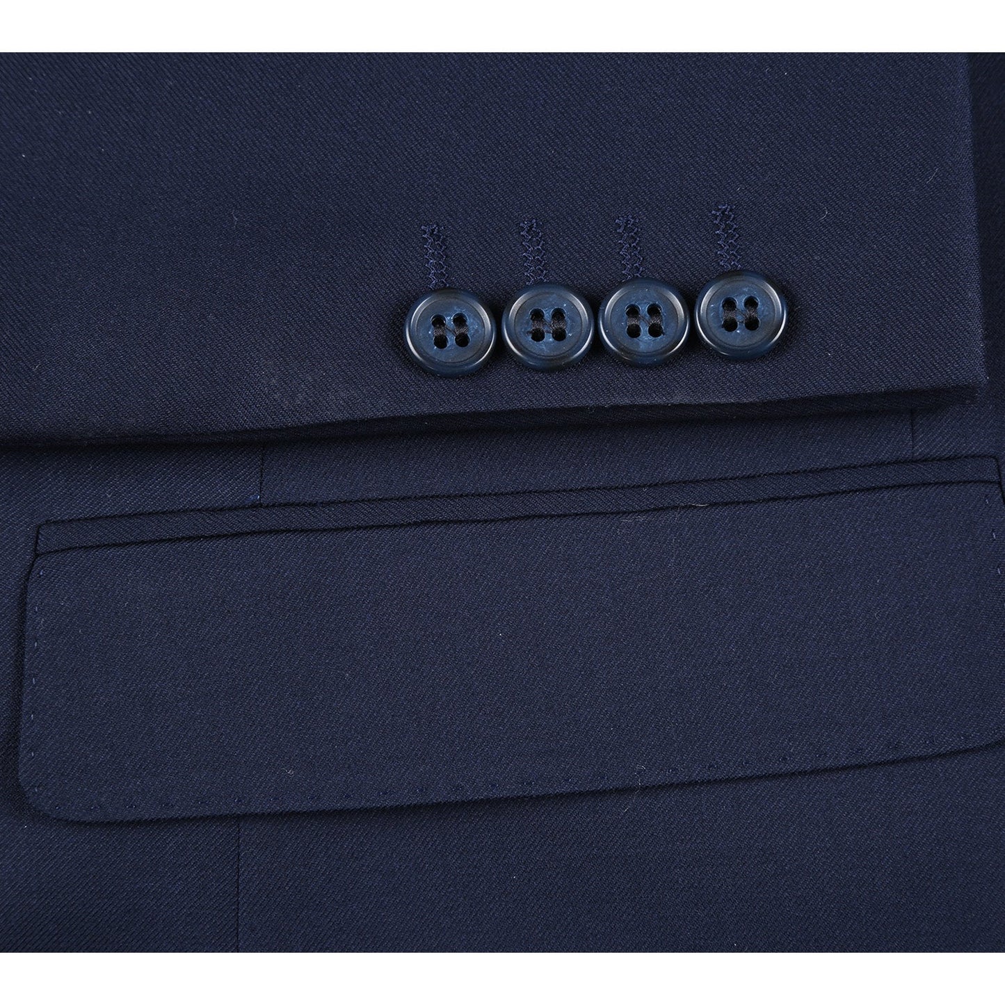 RHC100-2 Men's Navy Half-Canvas Suit