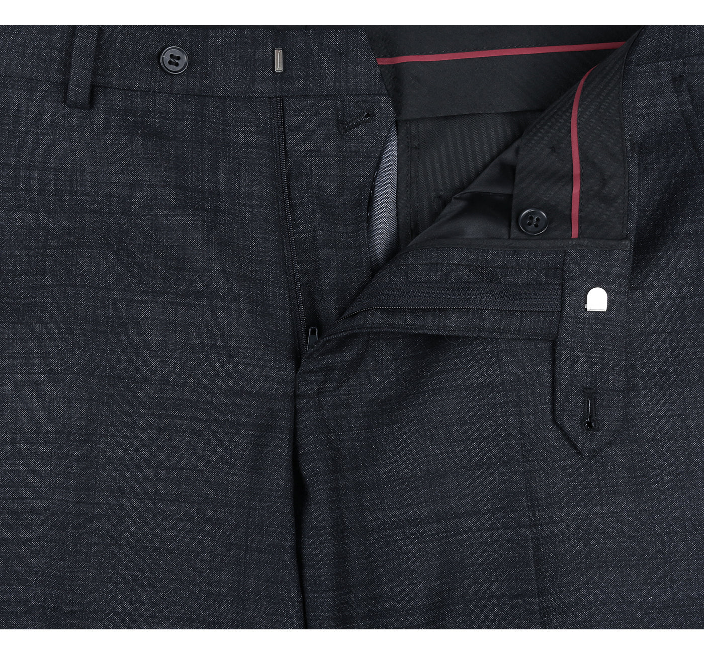 Renoir 558-2 Men's Two Piece Slim Fit Wool Blend Suit