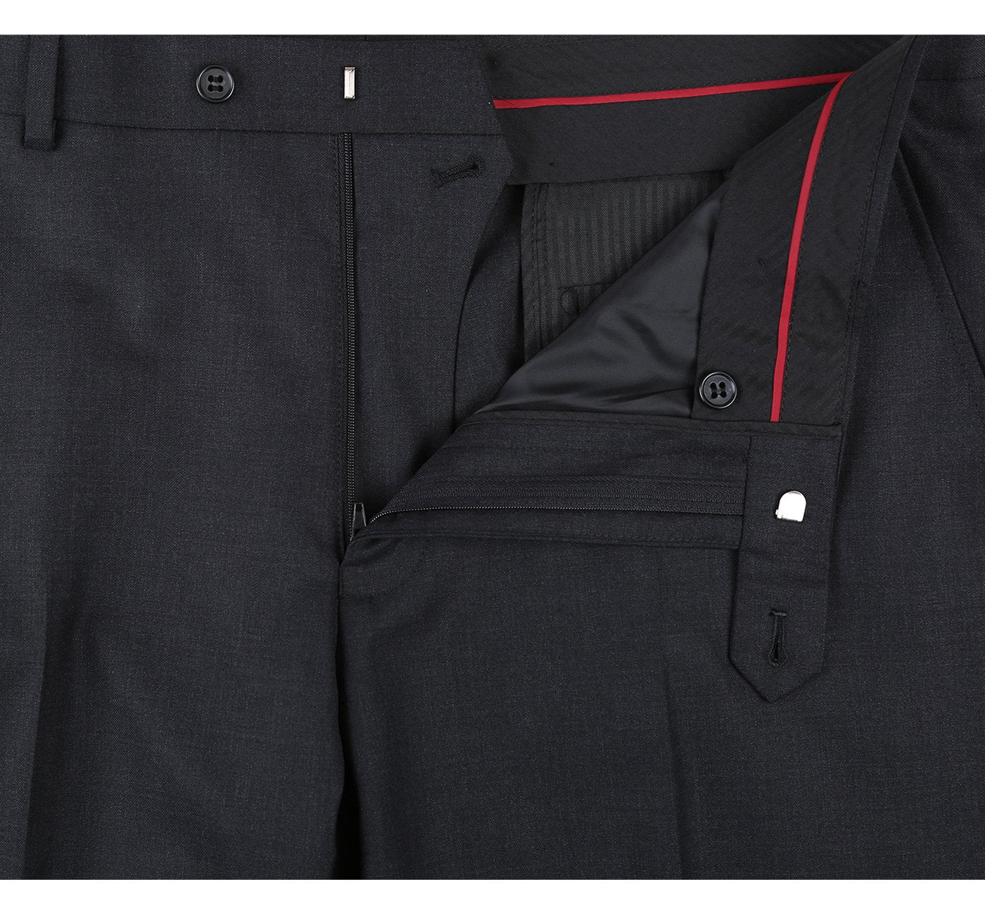 555-3 Men's 2-Piece Notch Lapel 100% Wool Suit