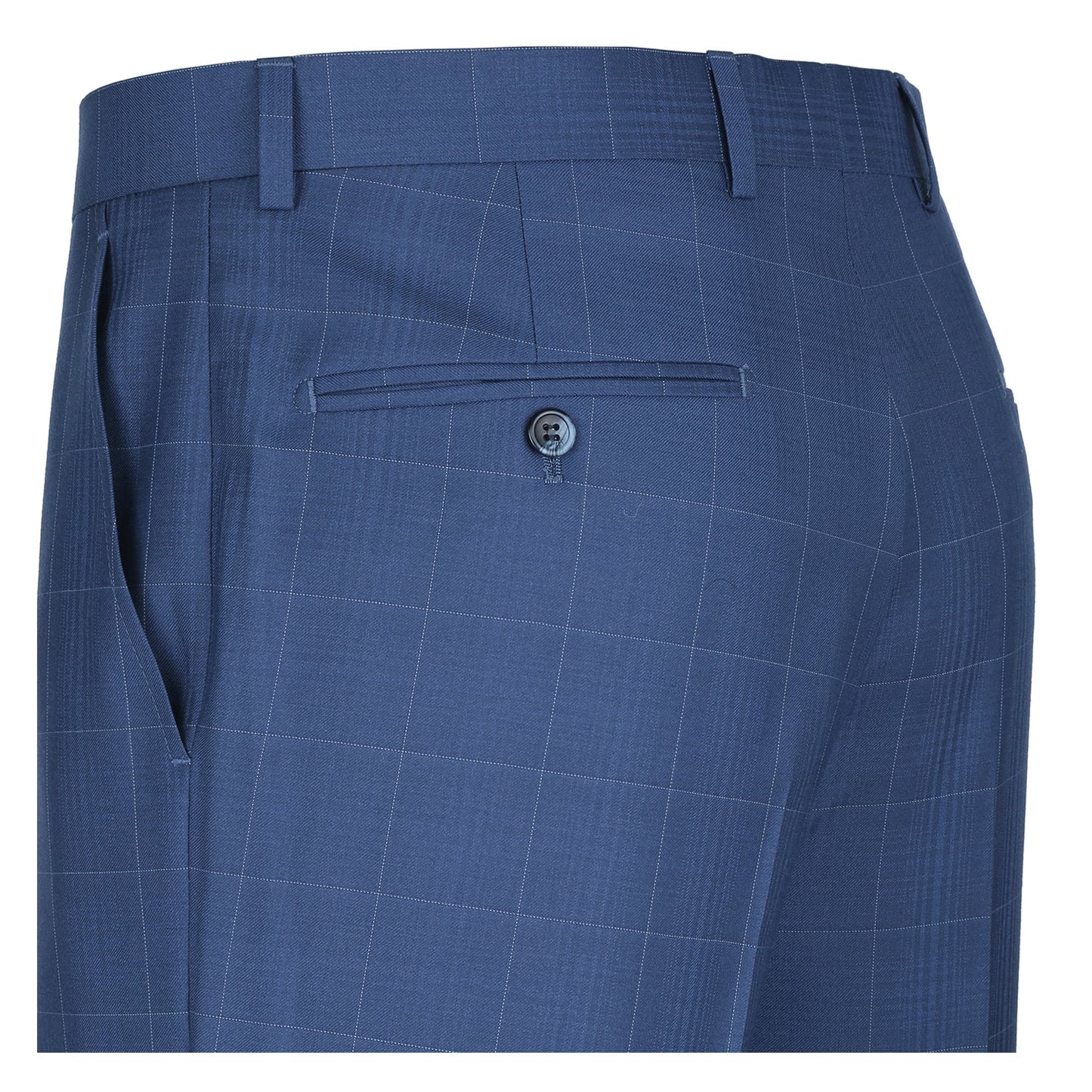 Renoir 291-20 Men's Slim Fit 2-Piece Single Breasted Check Dress Suit