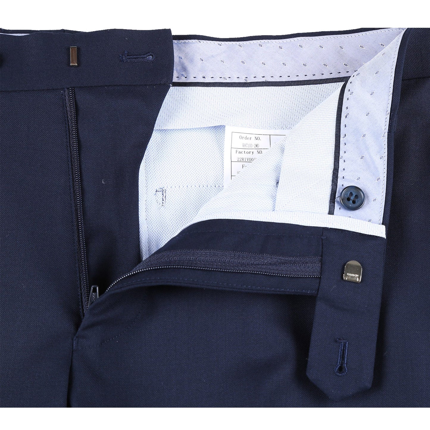 RHC100-2 Men's Navy Half-Canvas Suit