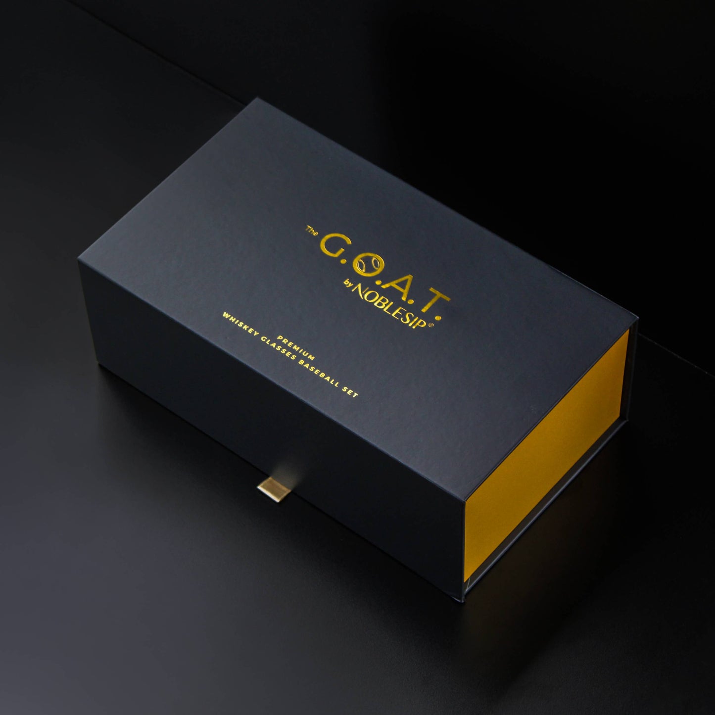 NOBLESIP Whiskey Glasses Baseball Gift Box Set