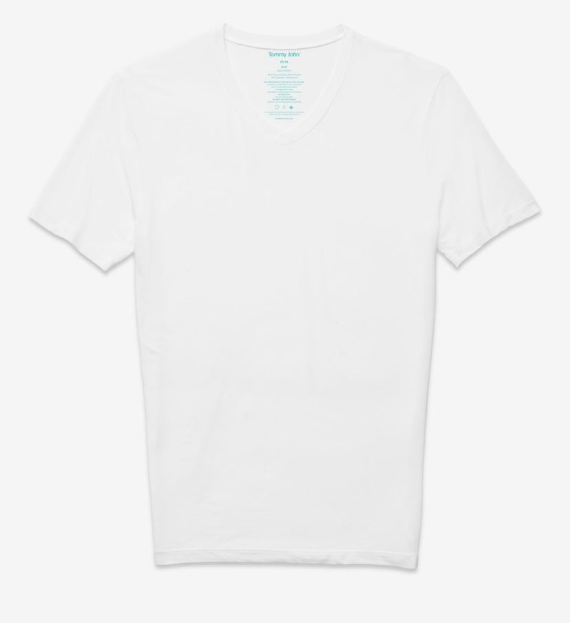 Tommy John Second Skin High V-Neck Stay-Tucked Undershirt