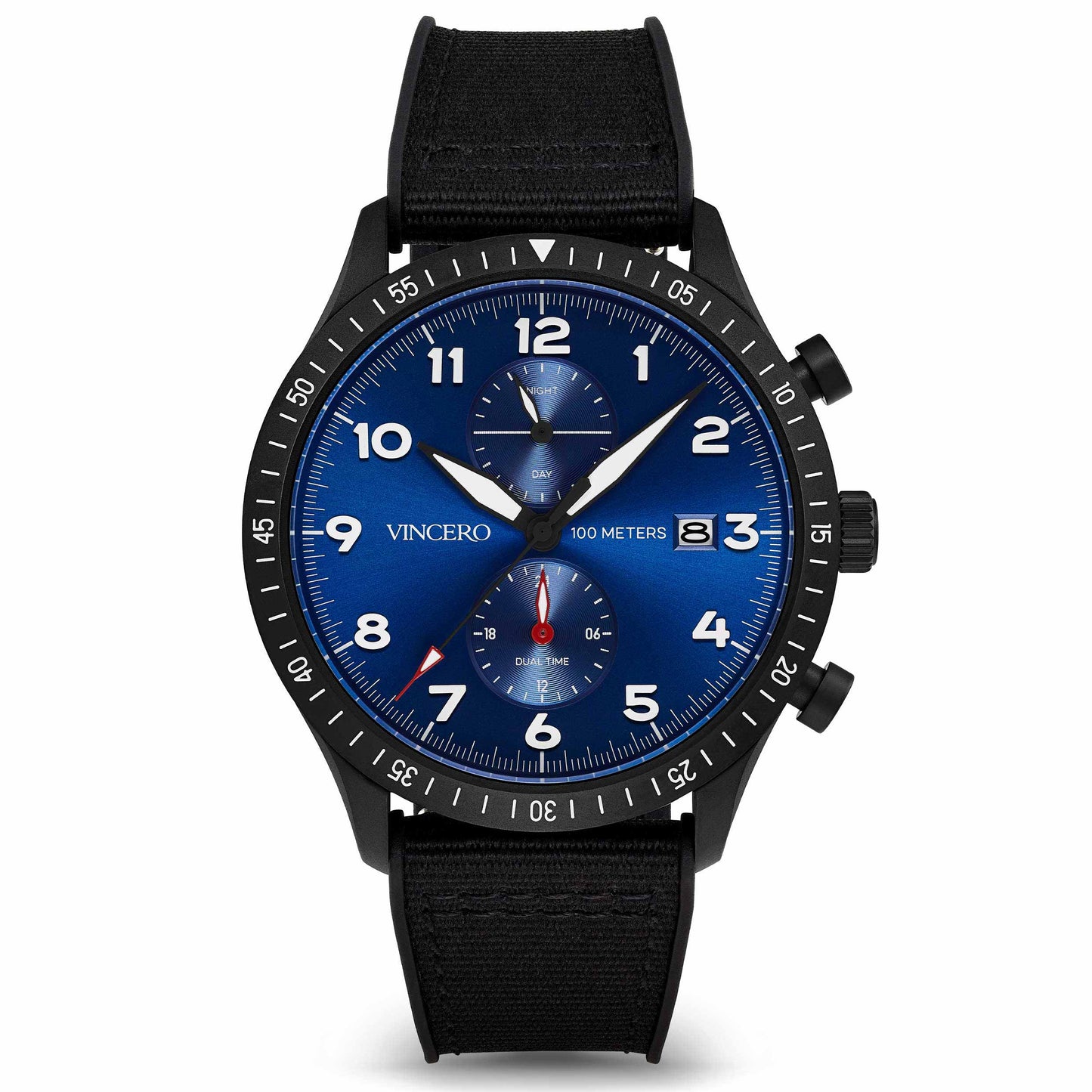 Vincero The Altitude - Matte Black/Cobalt