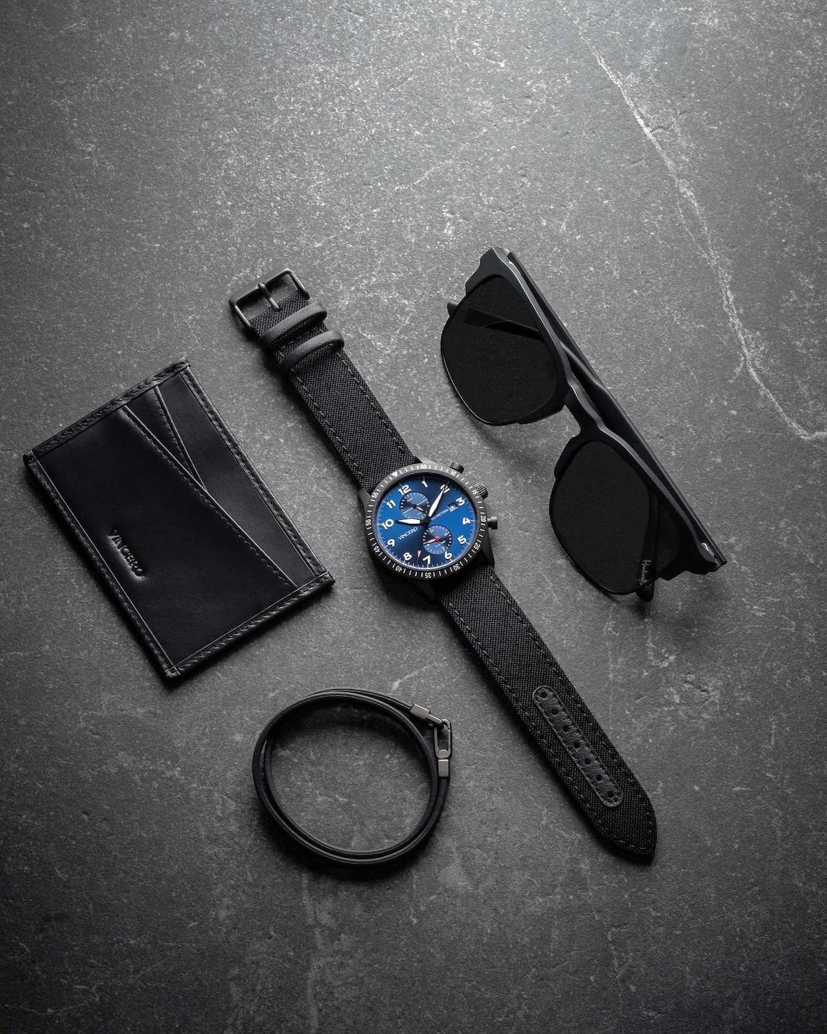 Vincero The Altitude - Matte Black/Cobalt