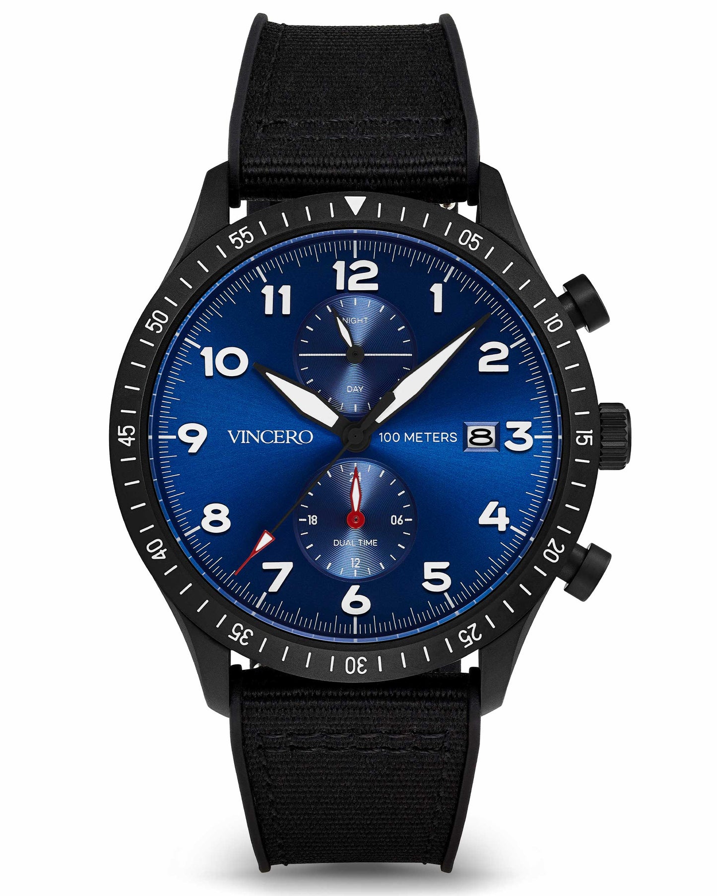 Vincero The Altitude - Matte Black/Cobalt