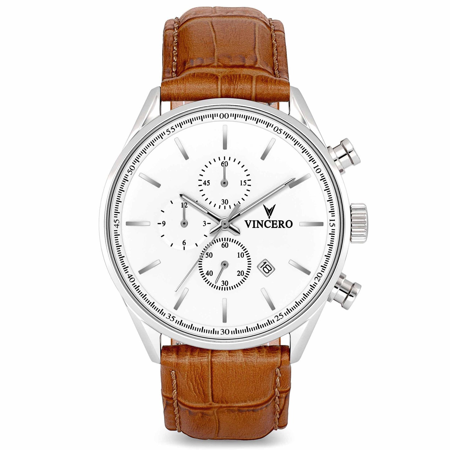 Vincero The Chrono S2 - Silver/Tan