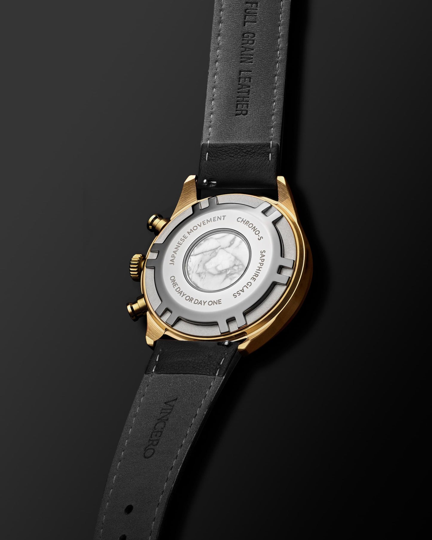 Vincero The Chrono S2 40mm - Black/Gold Steel
