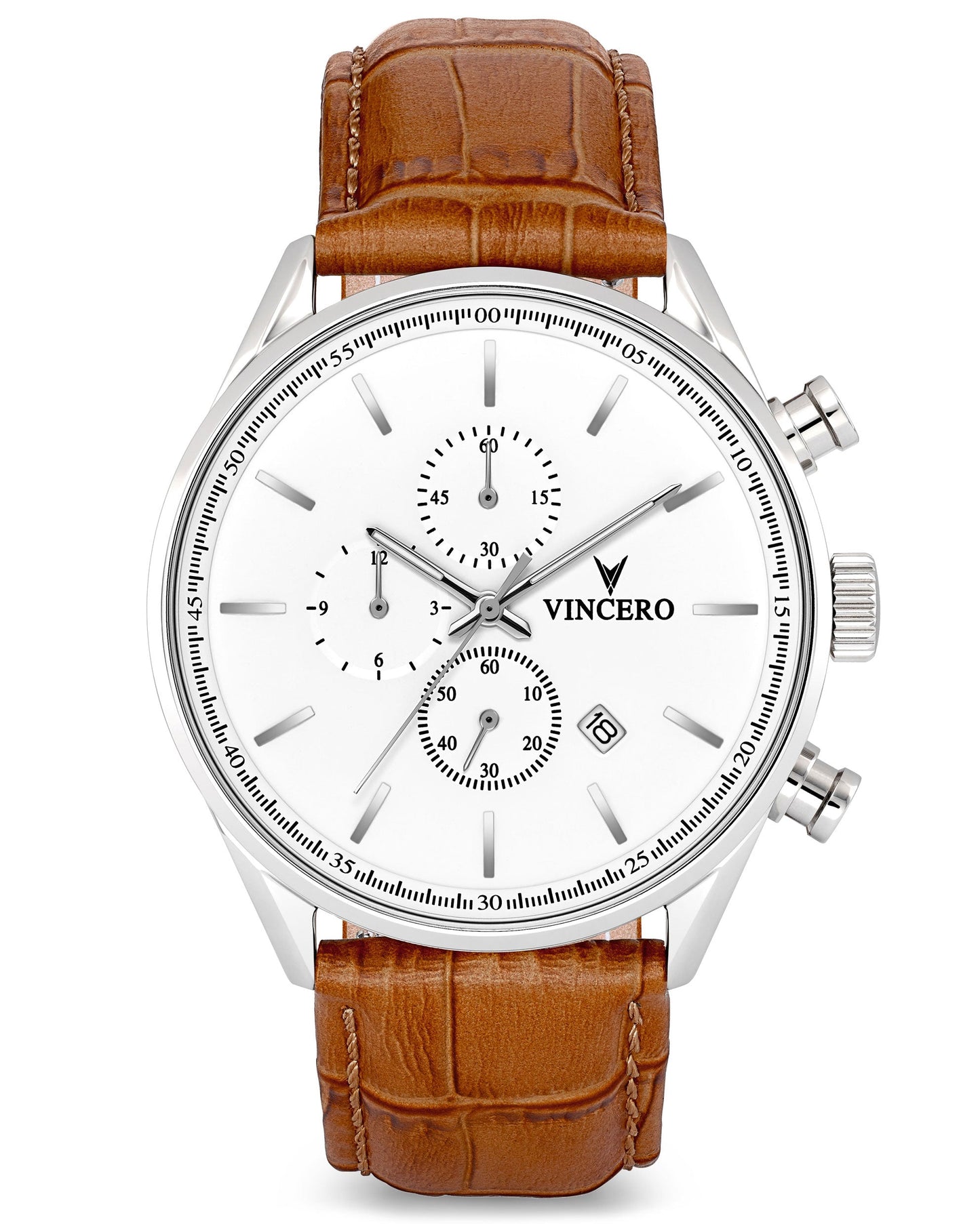 Vincero The Chrono S2 - Silver/Tan