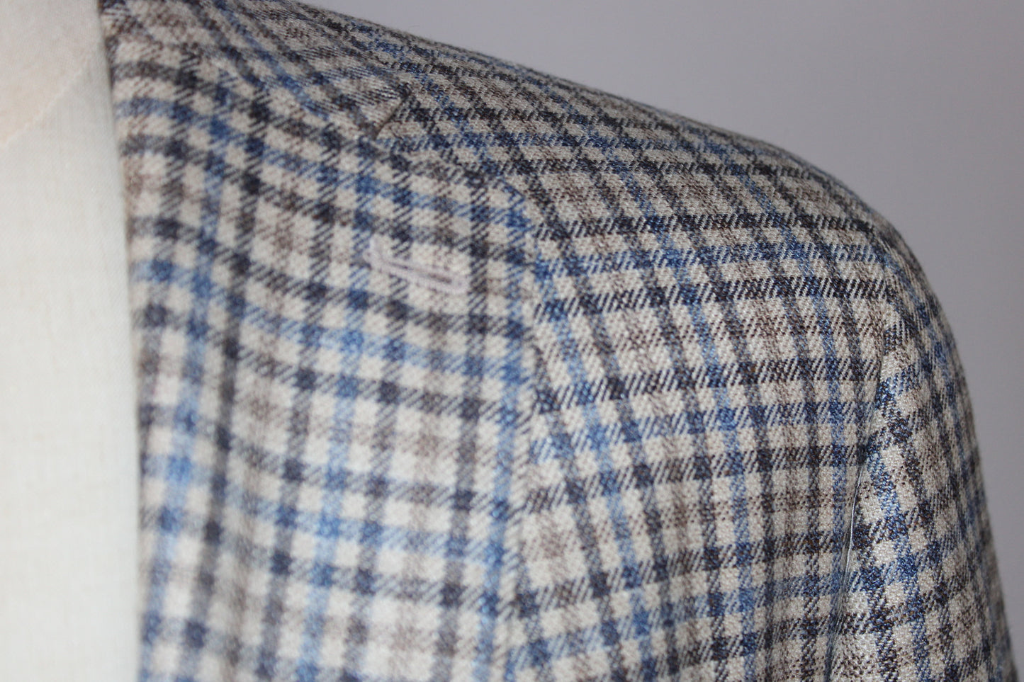 TG Signature Series Modern Fit Beige/Blue/Brown Sports Coat