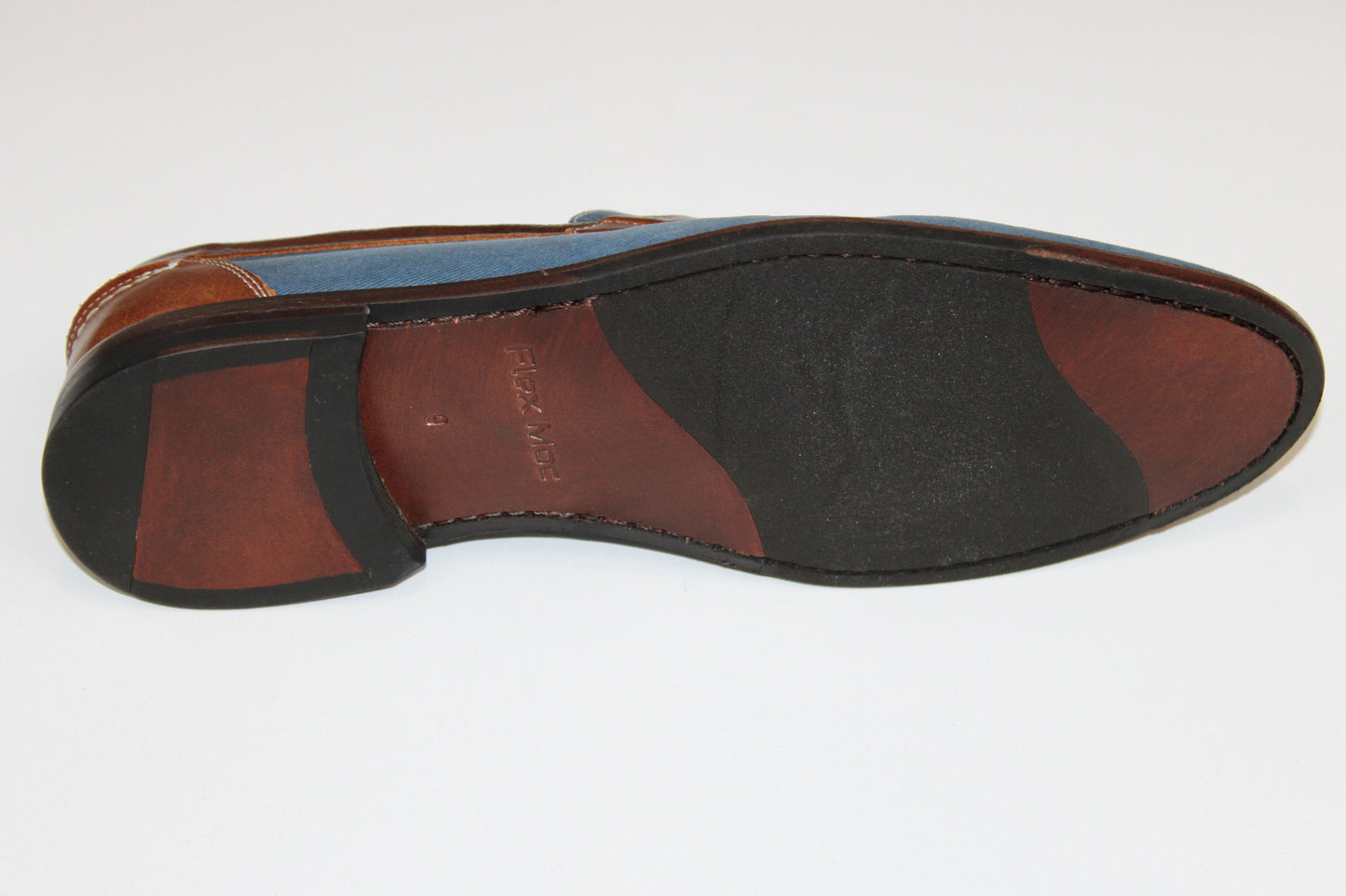 Alan Payne Denim and Leather Loafer