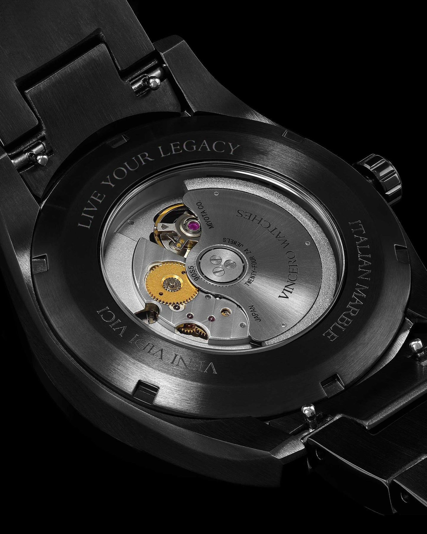 Vincero Marble Automatic - Black Verde