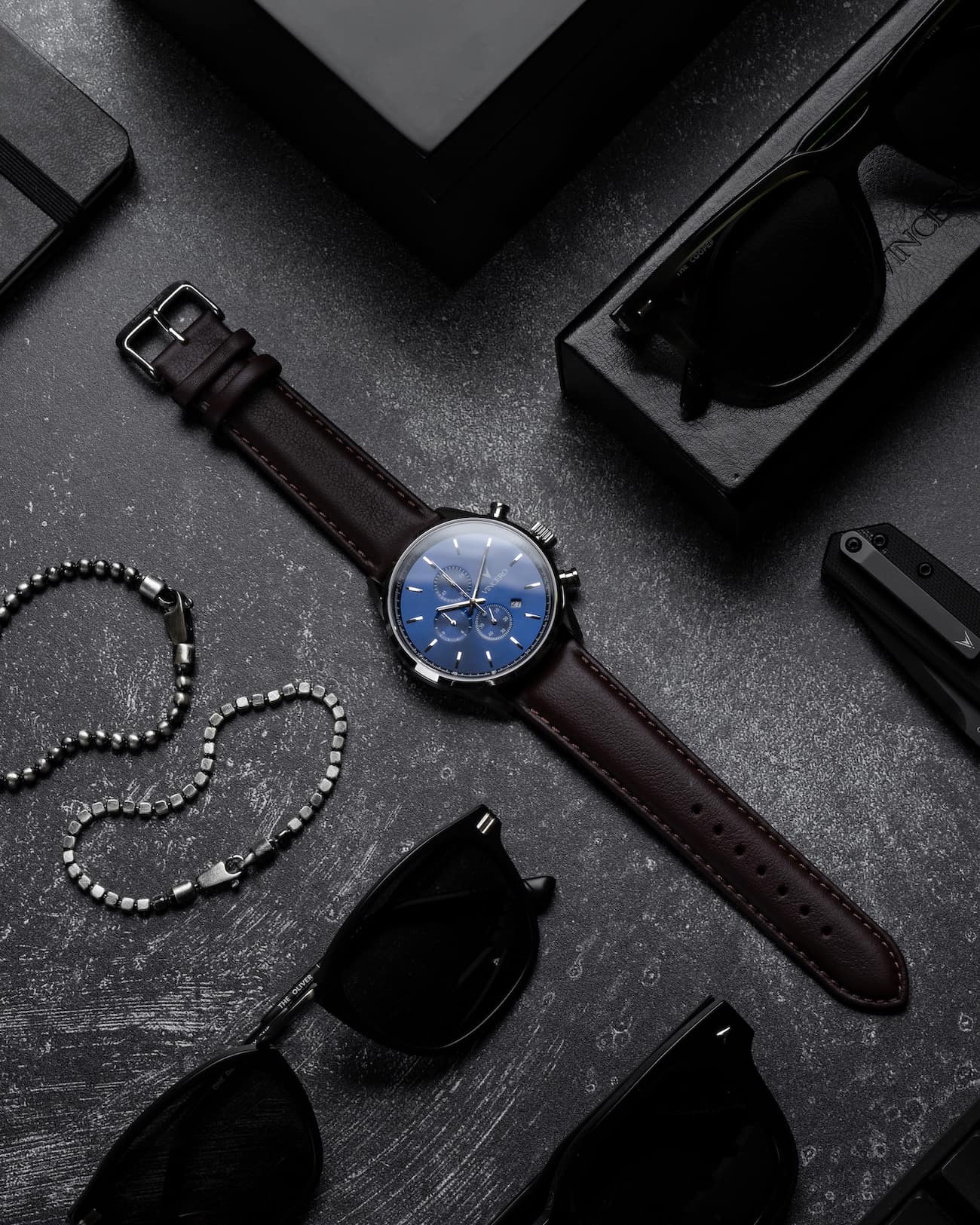 Vincero The Chrono S2 - Blue/Brown