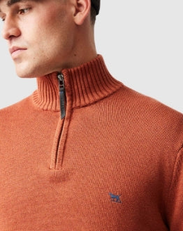 Rodd and Gunn Merrick Bay Long Sleeve Quarter Zip Knit