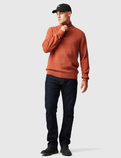 Rodd and Gunn Merrick Bay Long Sleeve Quarter Zip Knit
