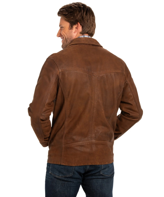 Madison Creek Hickory Lightweight Leather Jacket