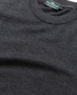 Rodd and Gunn Ash York Bay Merino Long Sleeve Knit Crew