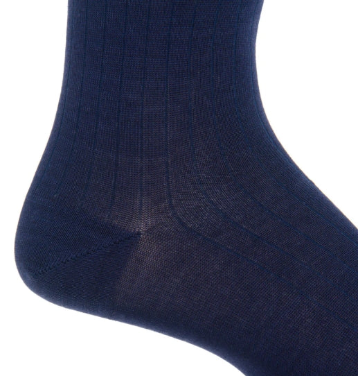 Dapper Classics Classic Navy Ribbed Sock