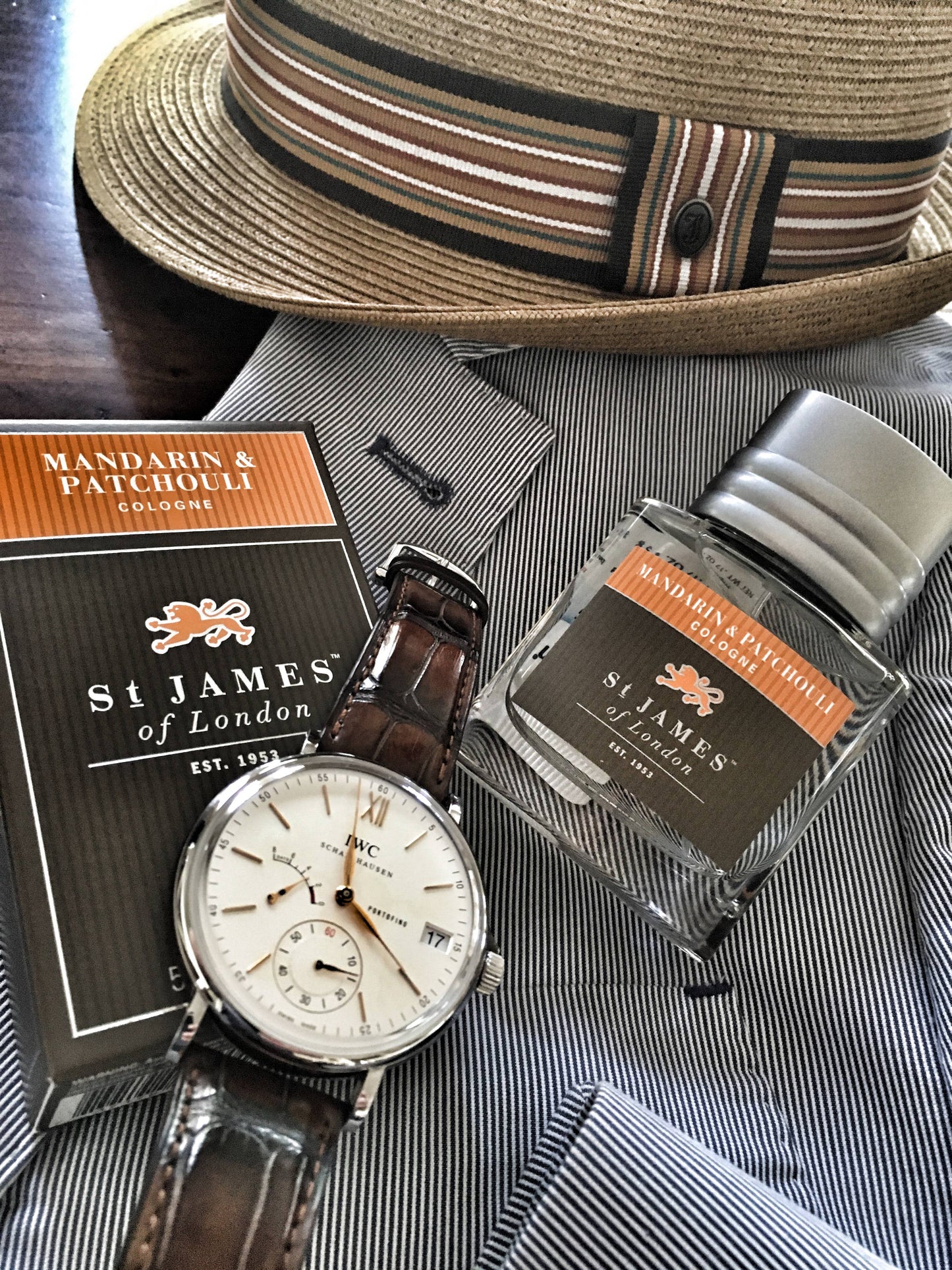St. James of London Mandarin and Patchouli Cologne 50ml (alcohol-free)