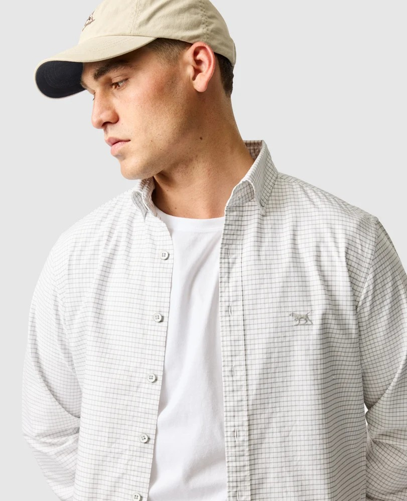 Rodd and Gunn Pebble Check Oxford Button Down Shirt