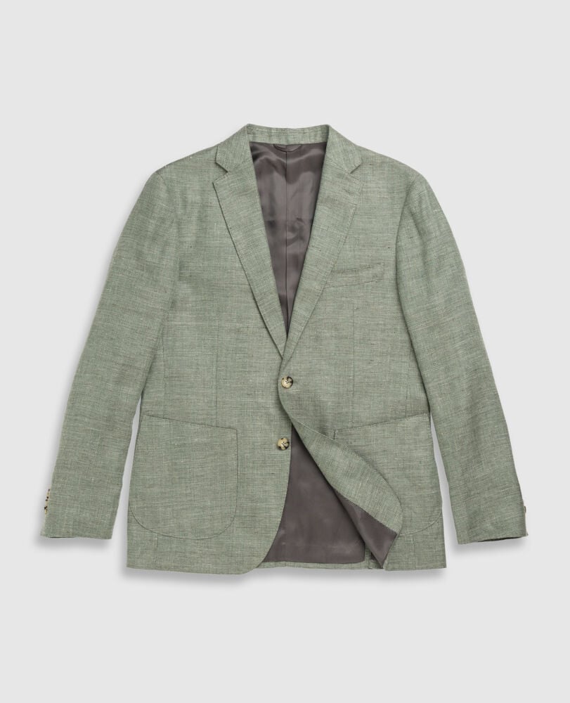 Rodd and Gunn The Cascades Sports Fit Linen Blend Sage Jacket