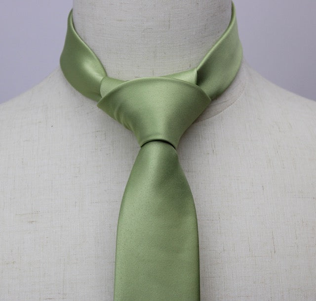 Men's 2 1/2 Inch Sage Slim Tie