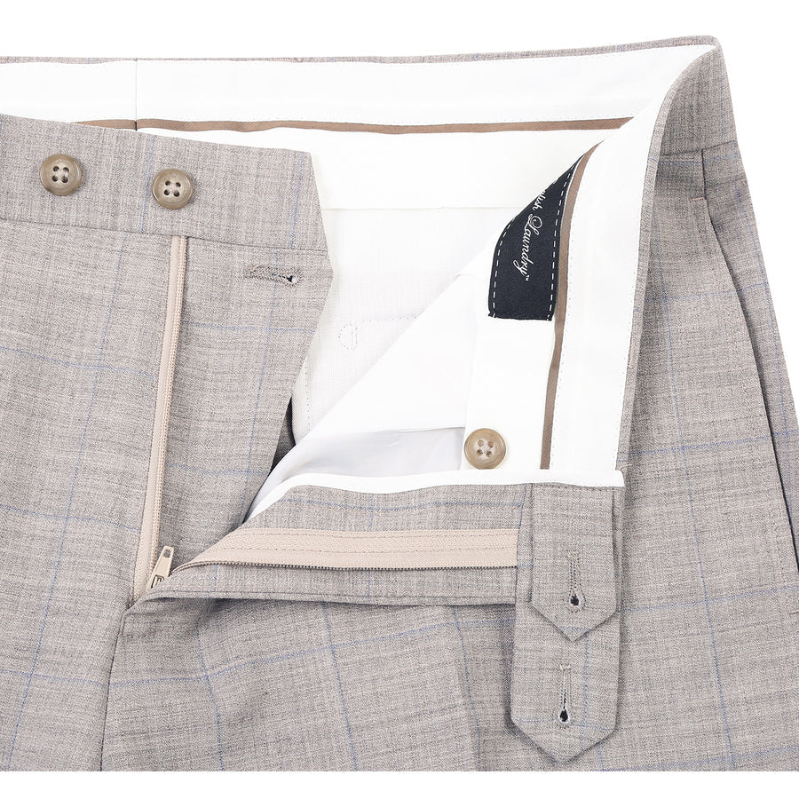 English Laundry EL22-50-601 Tan with Blue Plaid Suit