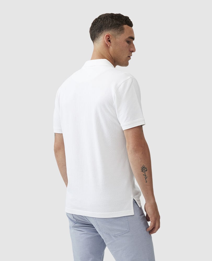 Rodd and Gunn Short Sleeve Polo Coconut
