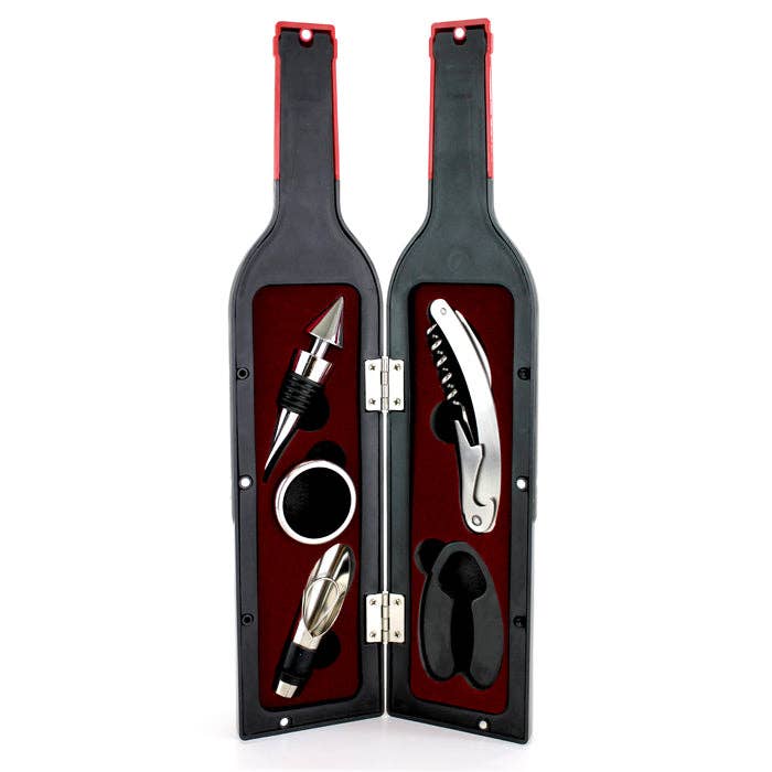 5 Piece Wine Bottle Bar Set