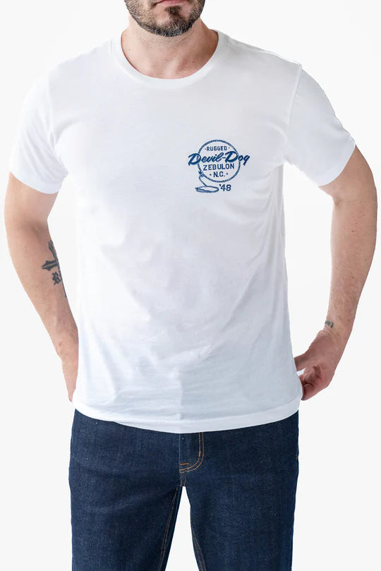 Devil Dog Graphic T-Shirt - Ropin' Cowboy on clearance
