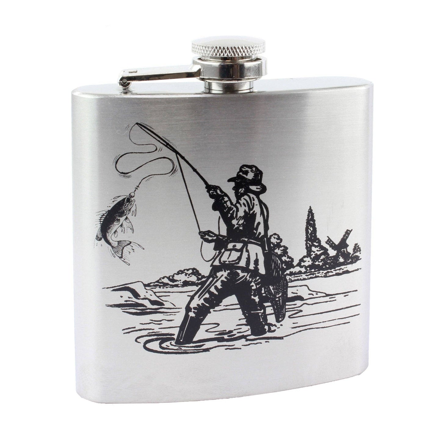 Fishing 6oz Hip Flask