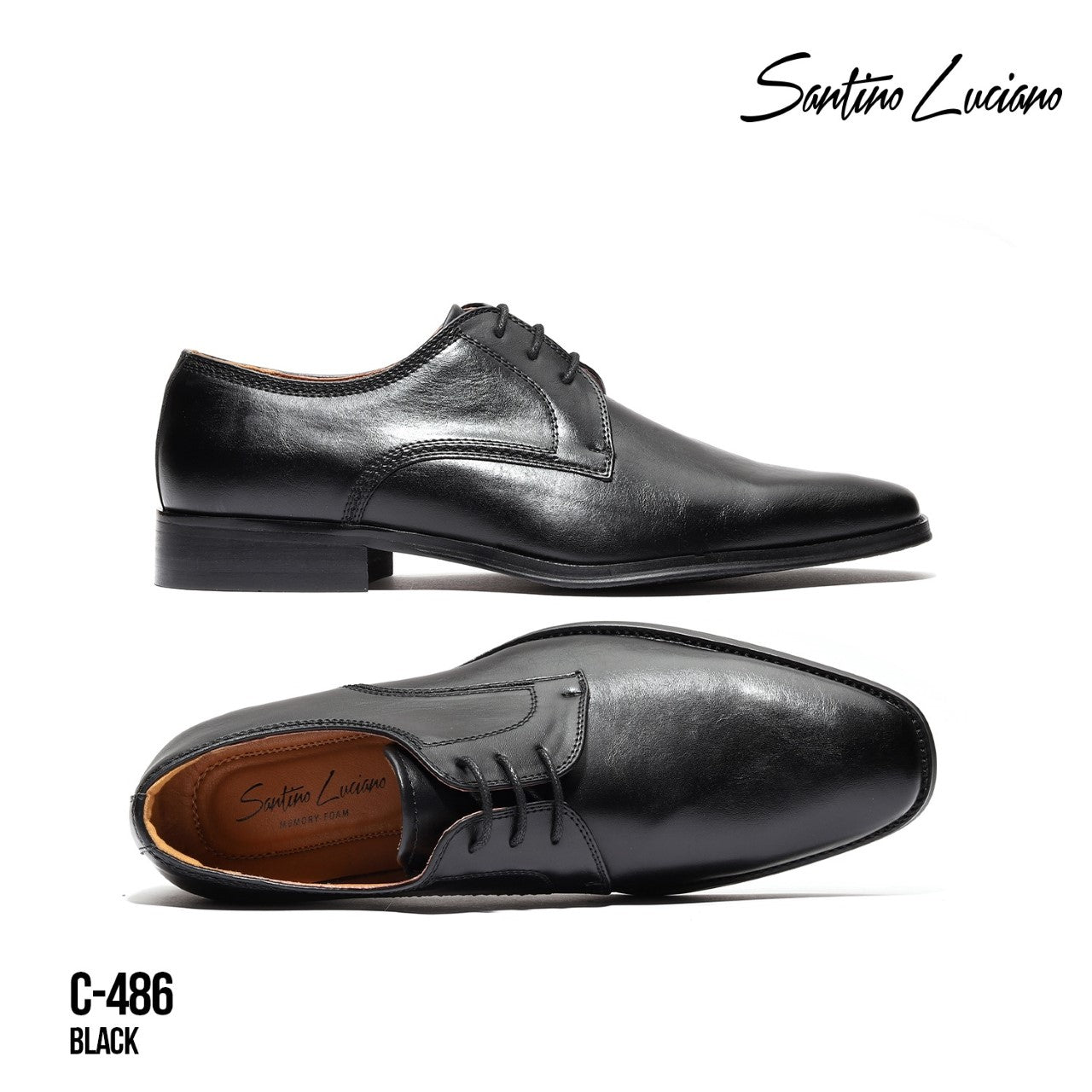 Santino Luciano Marcello Plain Toe Derby