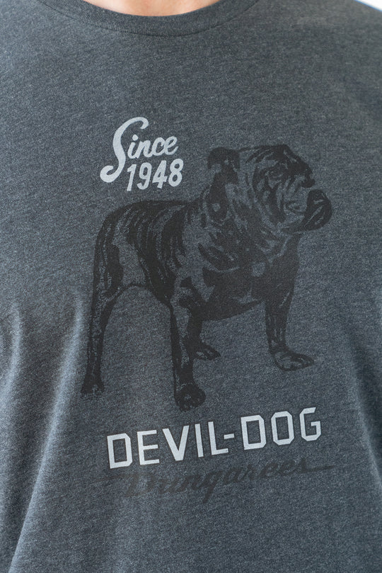 Devil Dog Graphic T-Shirt - Bulldog on clearance