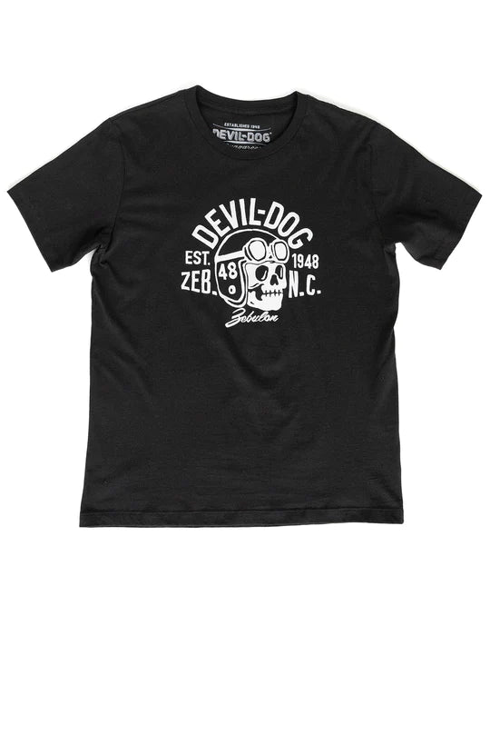 Devil Dog Graphic T-Shirt - Skull Rider on clearance