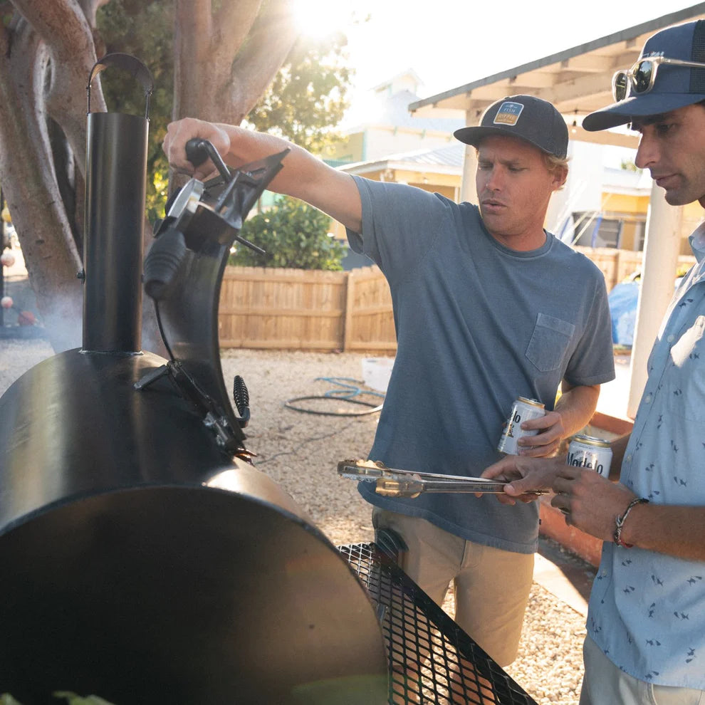 Fish Hippie Balao Washed Orange Pocket Tee on clearance