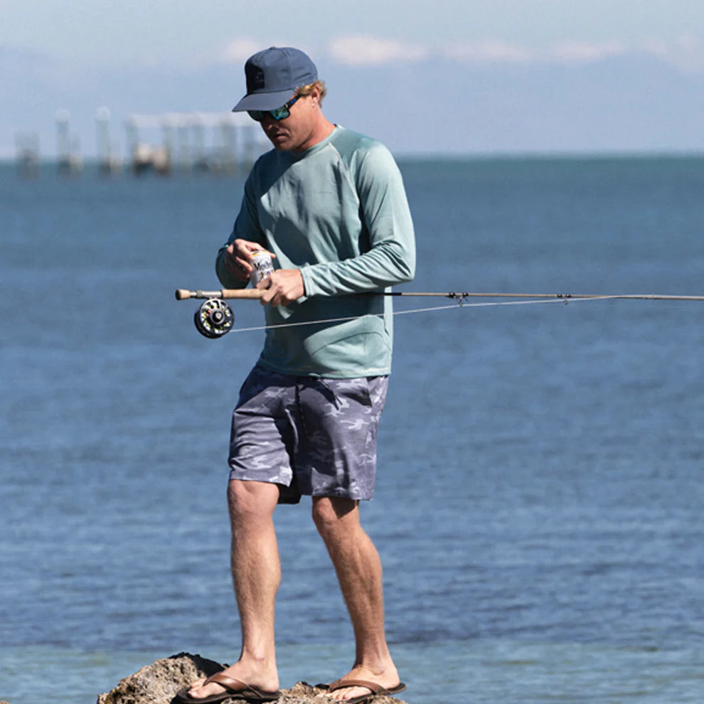 Fish Hippie Boden Heather Performance Crew on clearance