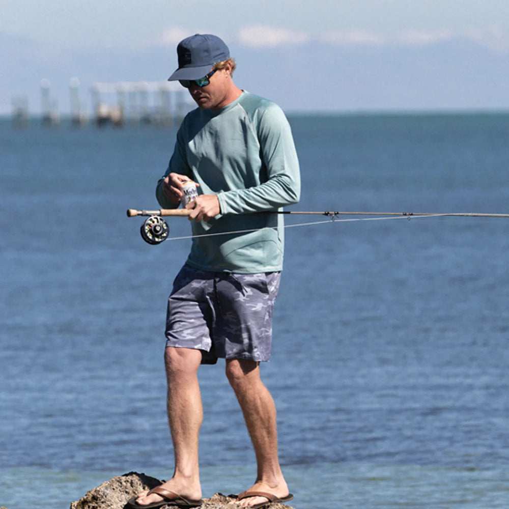 Fish Hippie Boden Heather Performance Crew