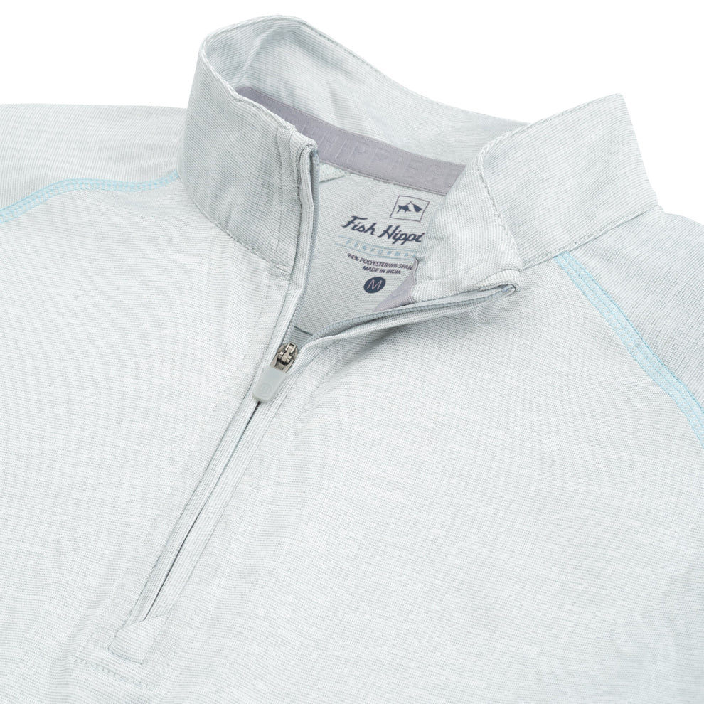Fish Hippie Heather Streak Boden 1/4 Zip on clearance