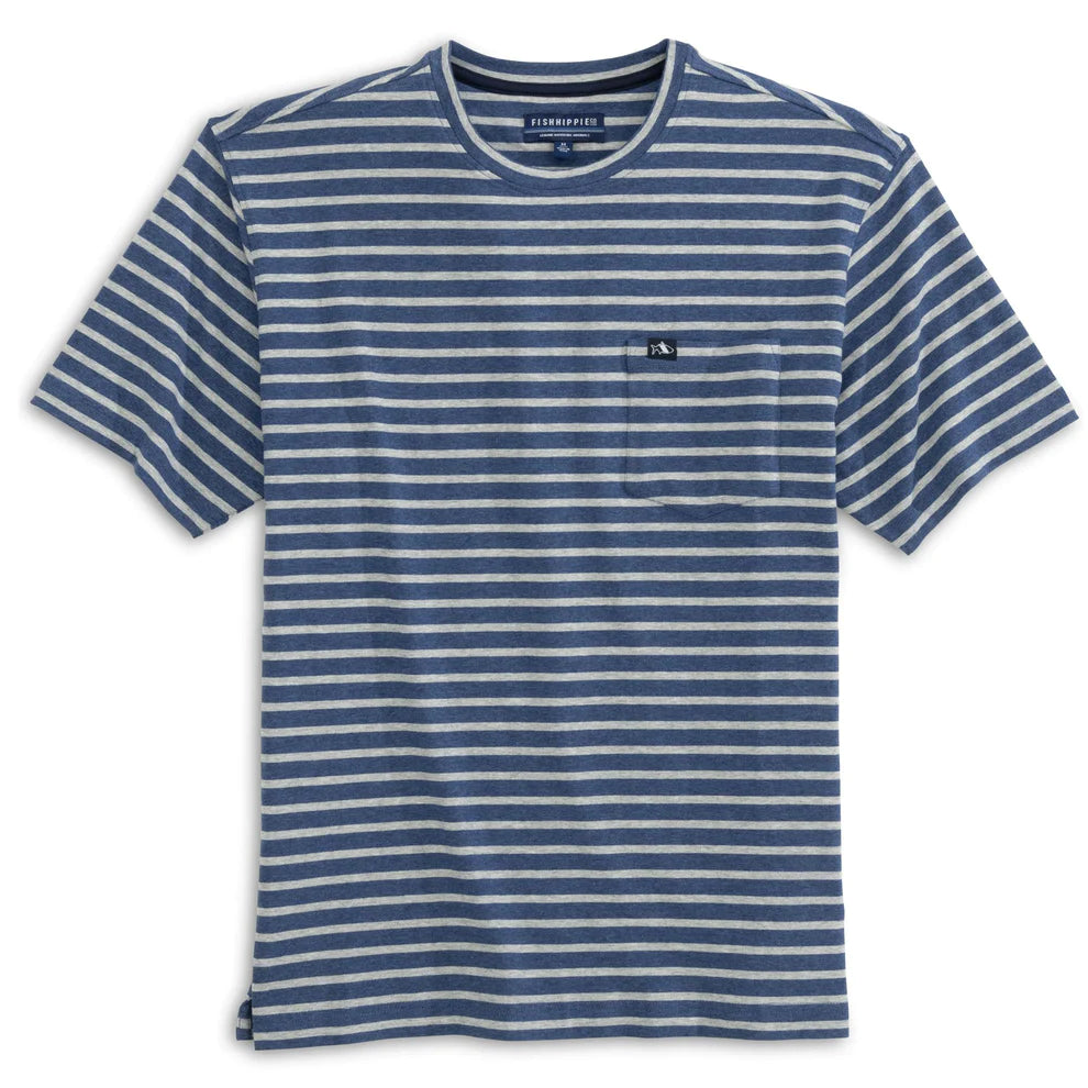 Fish Hippie Dunewalk Melange Tee on clearance